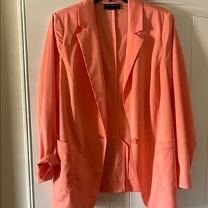Lane Bryant Bright Coral Blazer